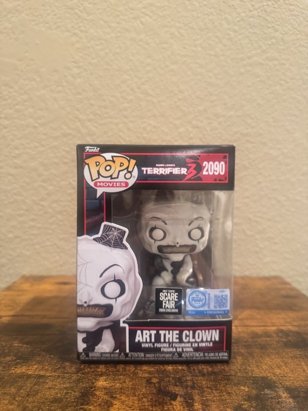 Funko Pop Art the Clown Terrifier Hot Topic Scare Fair 2026